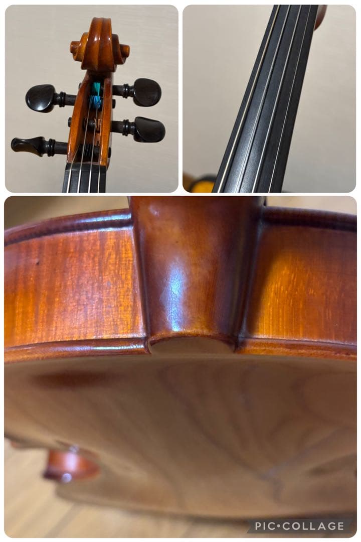 【弦張り替え済み】K.シモーラ　バイオリン　No.70 4/4 1996