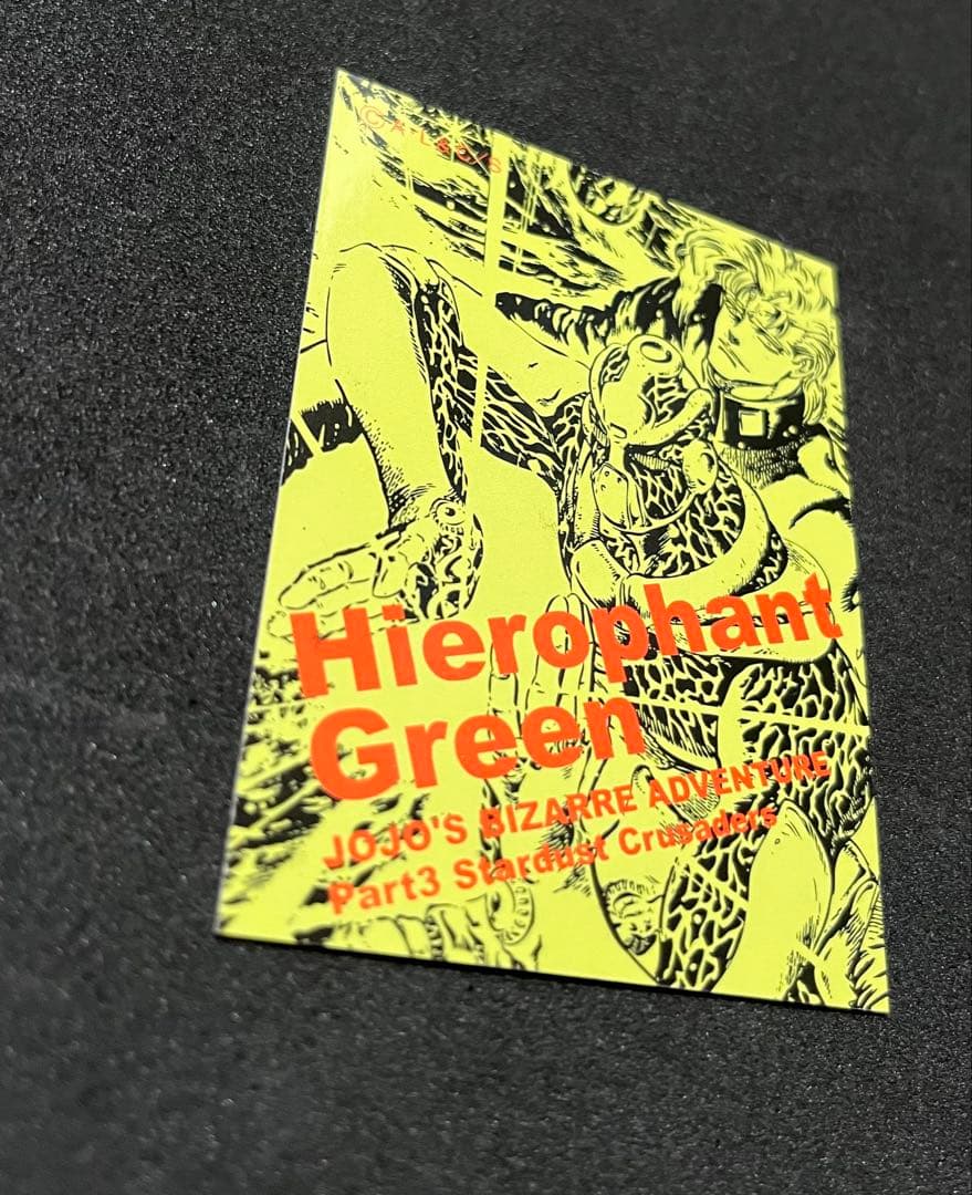 ジョジョの奇妙な冒険 リアルペイントシート 花京院典明 ハイエロファントグリーン