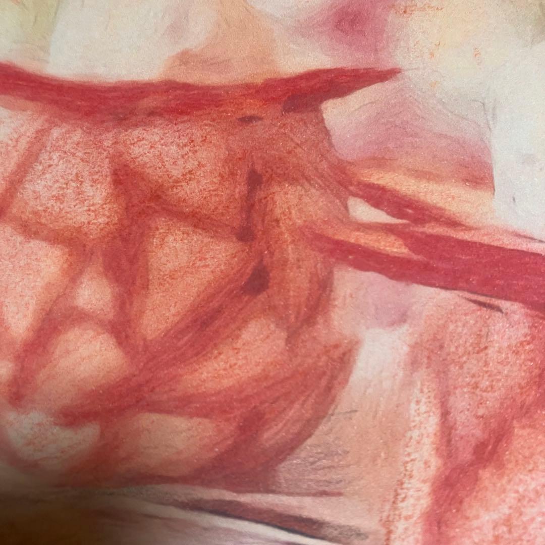 スイーツアート2 パステル画　額縁寸法32.7㎝×24.0㎝×1.5㎝