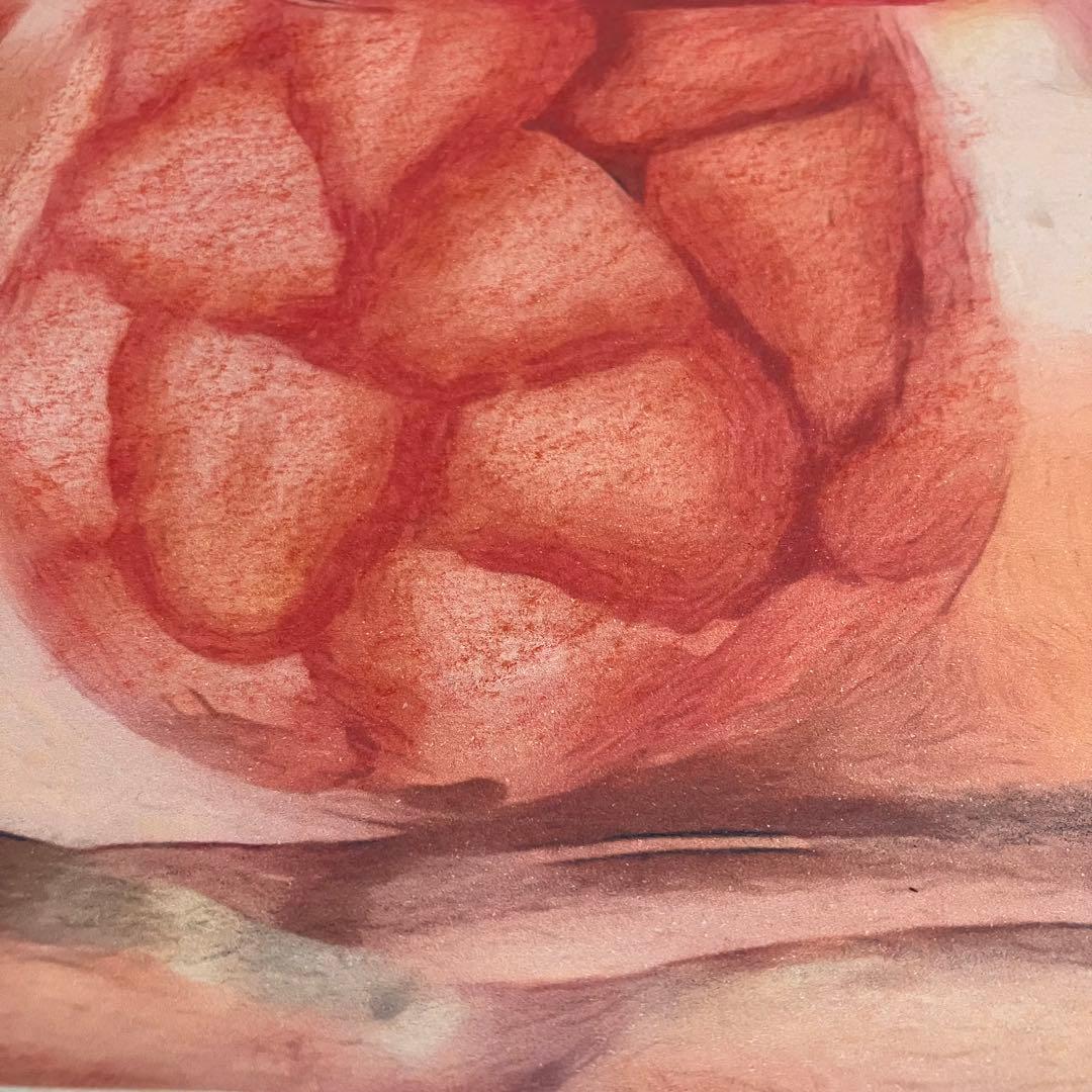 スイーツアート2 パステル画　額縁寸法32.7㎝×24.0㎝×1.5㎝