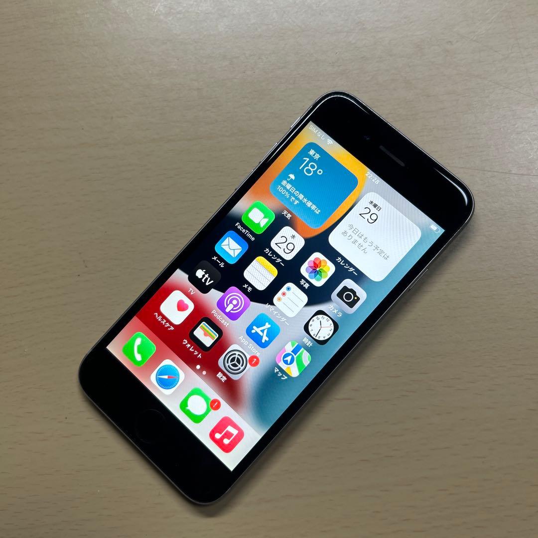 iPhone6s 64GB SIMフリー　割れなし　バッテリー最大容量70%