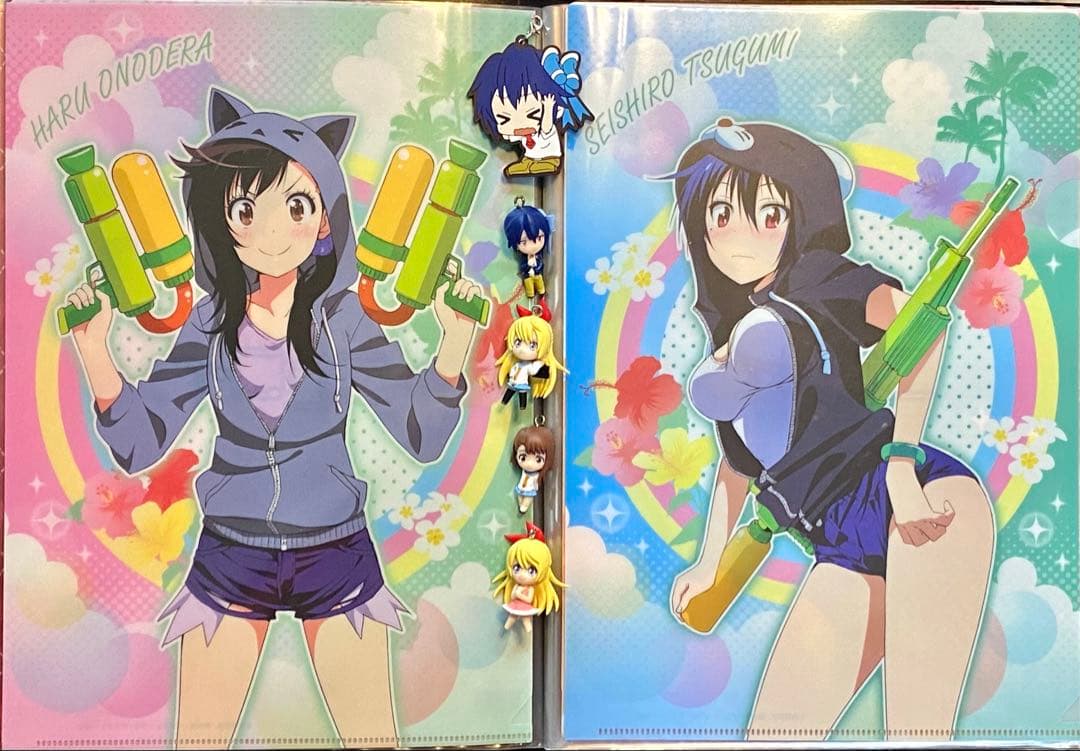 ニセコイ クリアファイル＋キーホルダー　7点セット