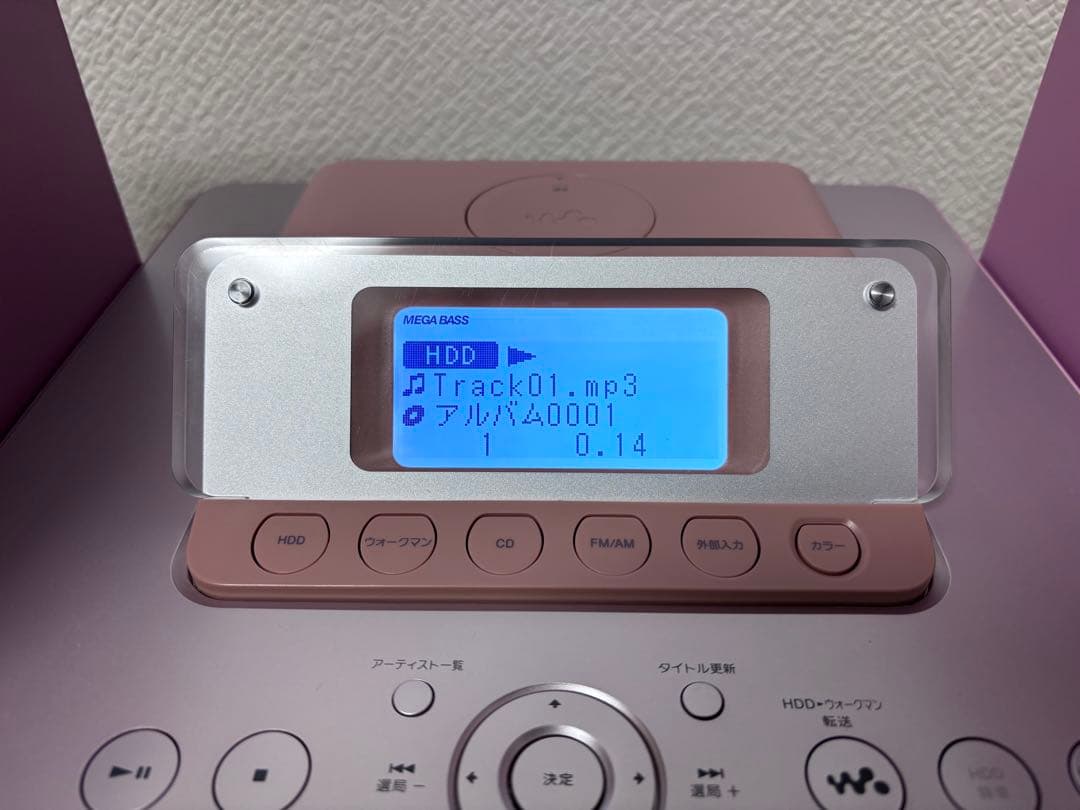 SONY CMT-E300HD CDコンポ リモコン付き