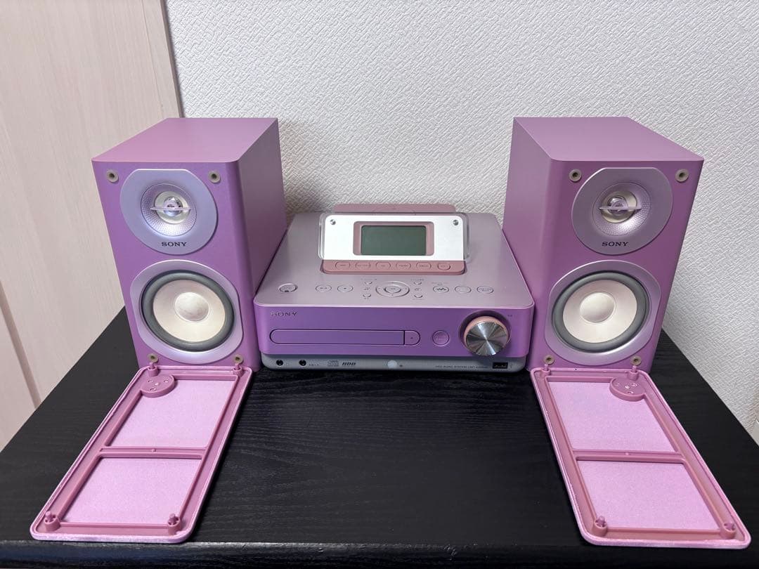 SONY CMT-E300HD CDコンポ リモコン付き