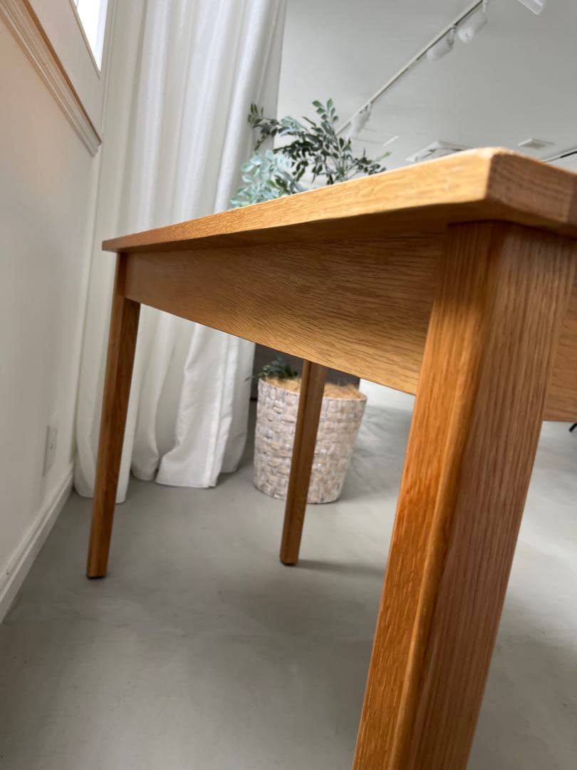 無印良品　学習机　オーク無垢材　東京都江戸川区直接引き取り限定　傷あり