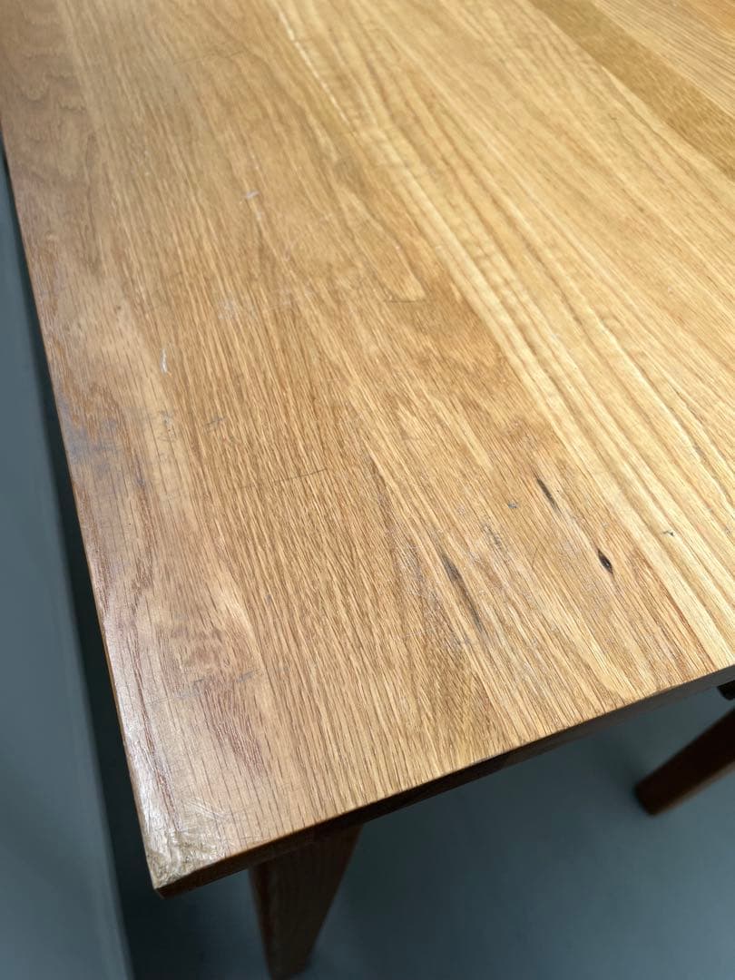 無印良品　学習机　オーク無垢材　東京都江戸川区直接引き取り限定　傷あり