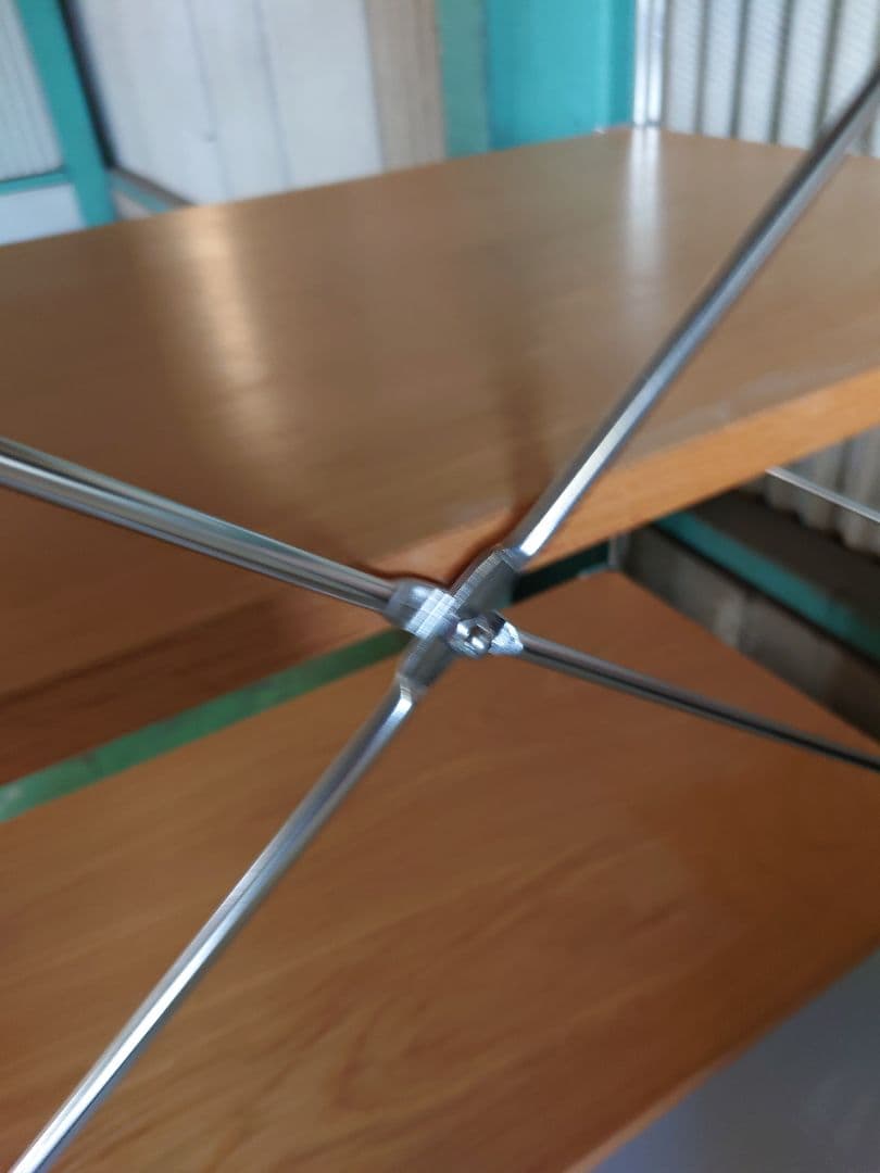 ★引取り可能★無印良品 ステンレスユニットシェルフ オーク材棚セット ワイド 小