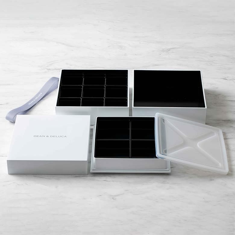 新品 ☆ ディーン＆デルーカ 三段重(大) 風呂敷付き！重箱 おせち 弁当箱