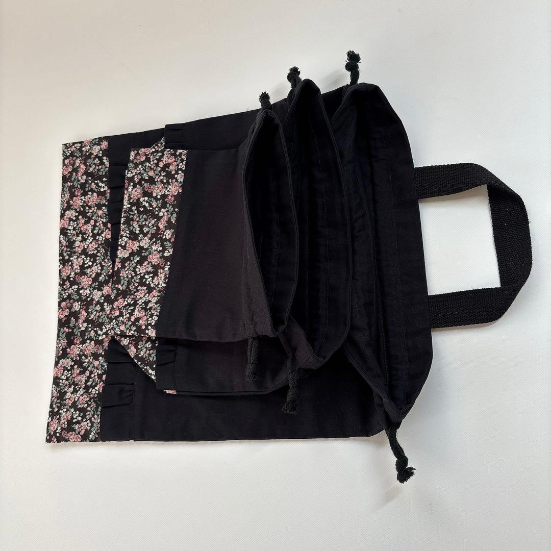 ムーンモス　レッスンバッグ　上履き袋　体操着袋　コップ袋　お弁当袋　5点セット