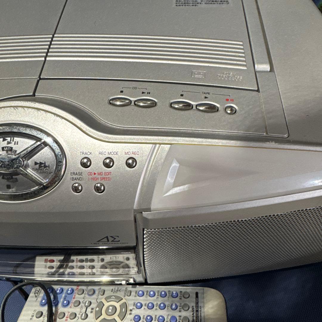 ⚫️ シャープ Auvi アウビィ SD-FX100 MD/CDシステム