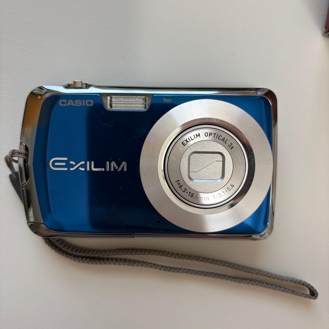 カシオ CASIO EX-Z1 デジカメ オールド ブルー カメラ