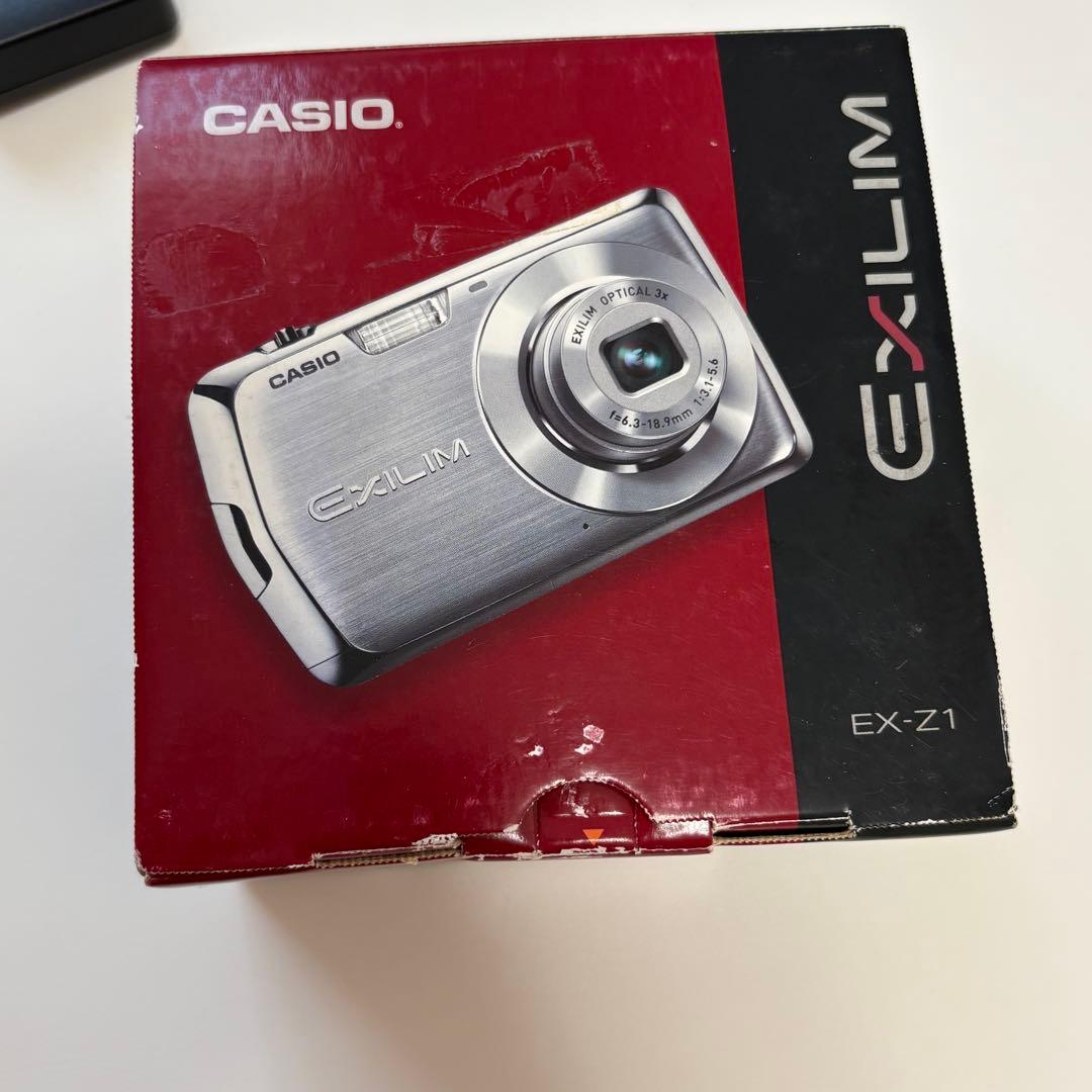 カシオ CASIO EX-Z1 デジカメ オールド ブルー カメラ