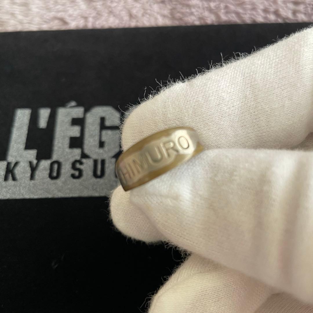 氷室京介/L'EGOISTEテレカロゴプレートリングセット