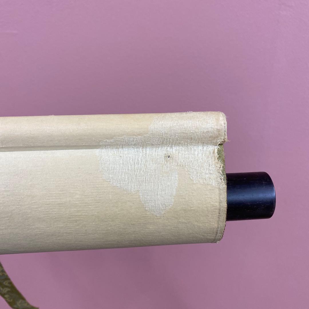 美品 掛け軸 国宝 伝船中湧現観音像 解説付き 仏教美術 空海 印刷 高野山