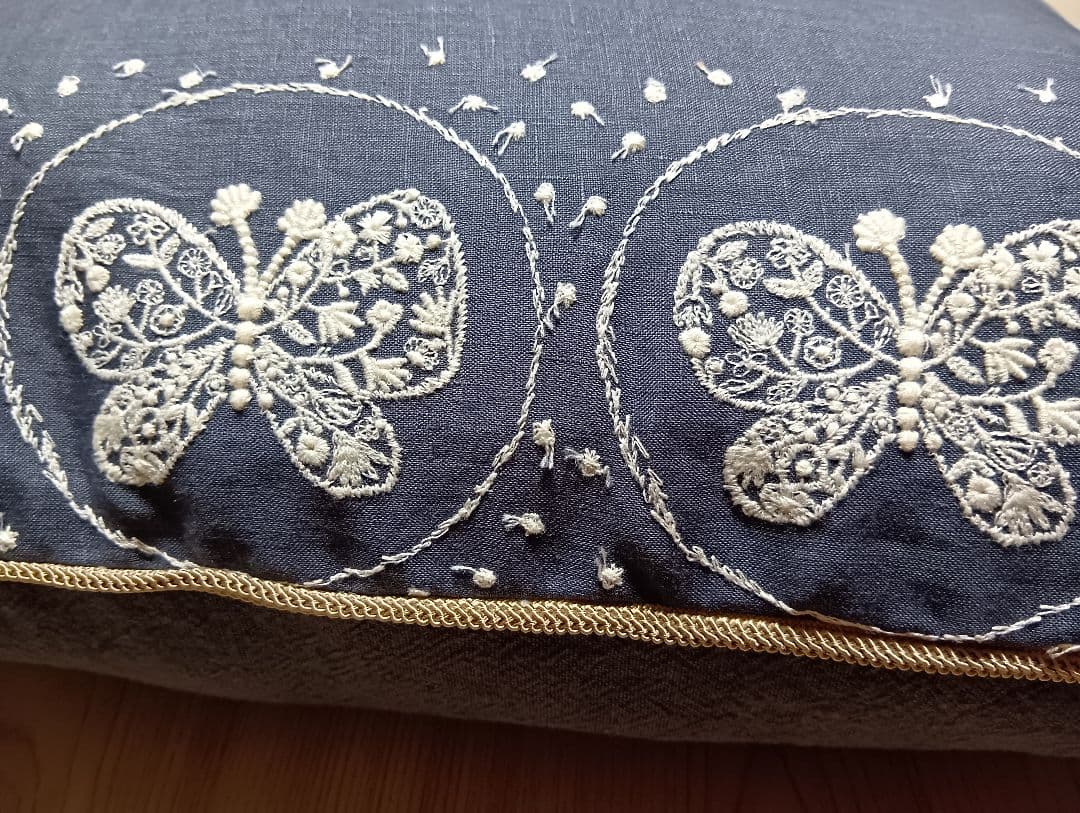 45cm用☆forest wing☆パイピングクッションカバー♪