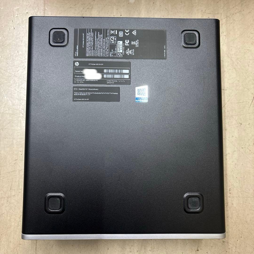 ⑥HP ProDesk 600 G4 SFF i5-8500