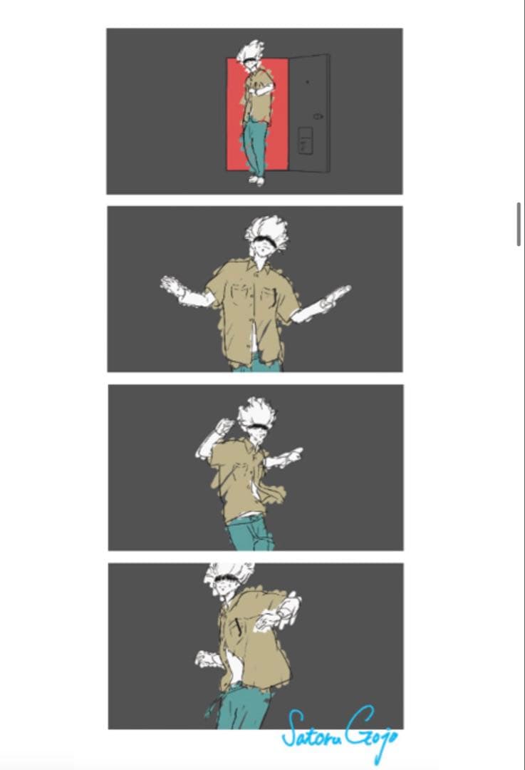 呪術廻戦エンディング　ED 五条悟　パーカー　新品未開封