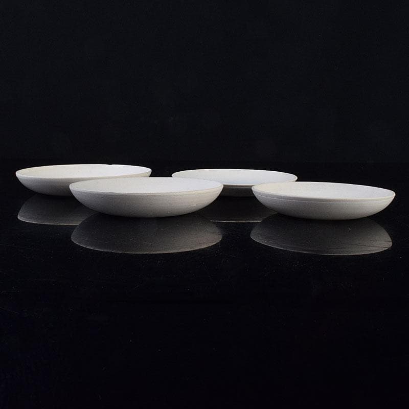 深草焼　染付　四ッ盃　明治期　時代箱　N　R9296