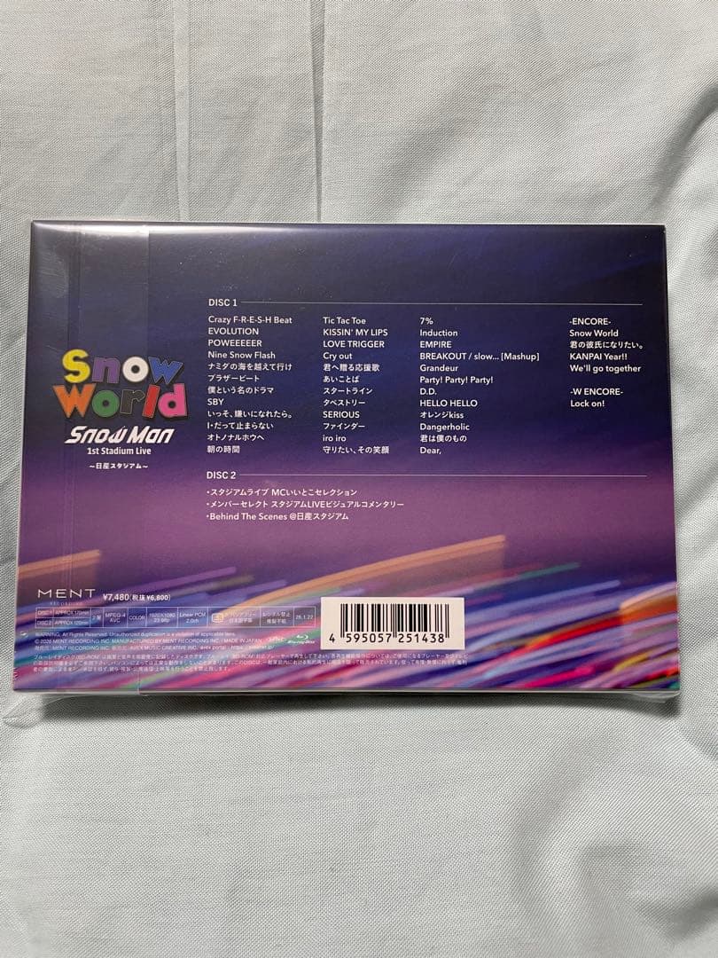 新品 Man【 World 1st日産スタジアム】Blu-ray