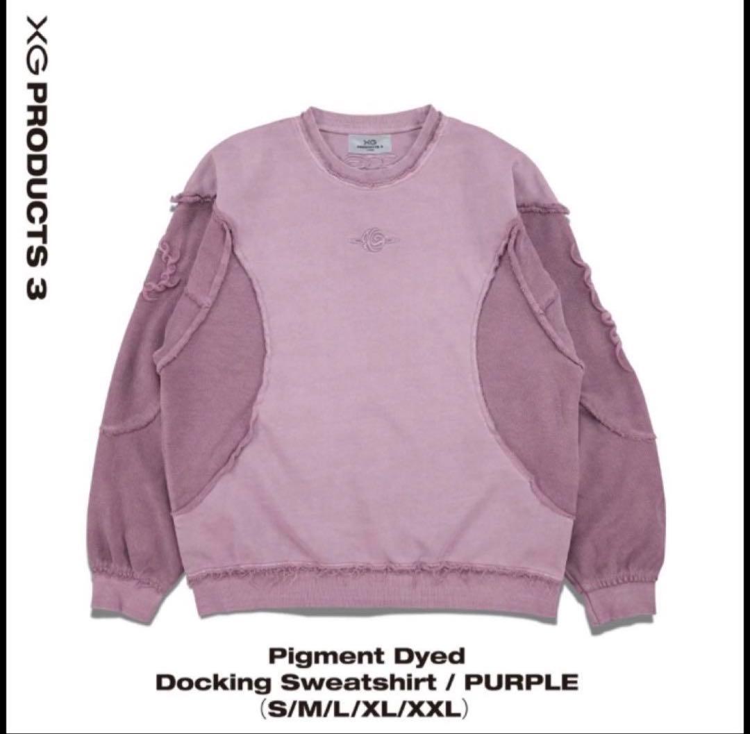 Tシャツ・アパレル Pigment Dyed Docking Sweatshirt / PURPLE
