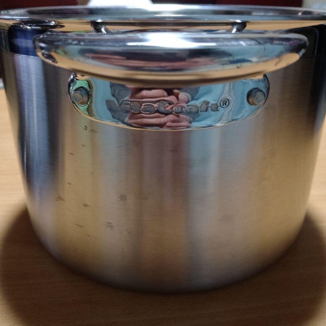ビタークラフトプロ 、鍋 両手鍋、6 L、中古品