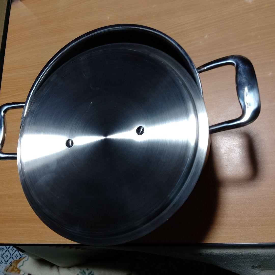 ビタークラフトプロ 、鍋 両手鍋、6 L、中古品