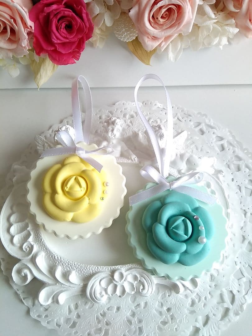 【現品限り】アロマストーンカメリアサシェ2点セット