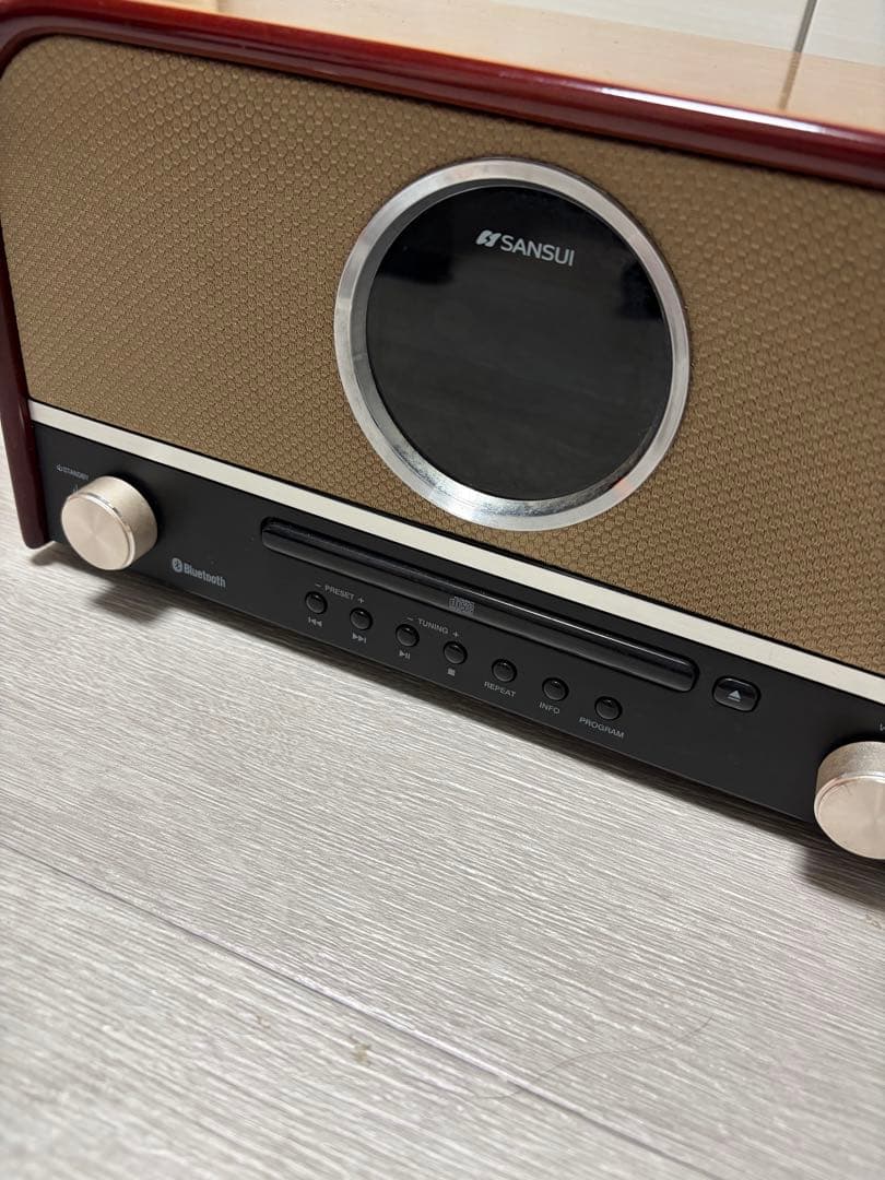SANSUI SMS-800BT Bluetooth対応CDプレーヤー