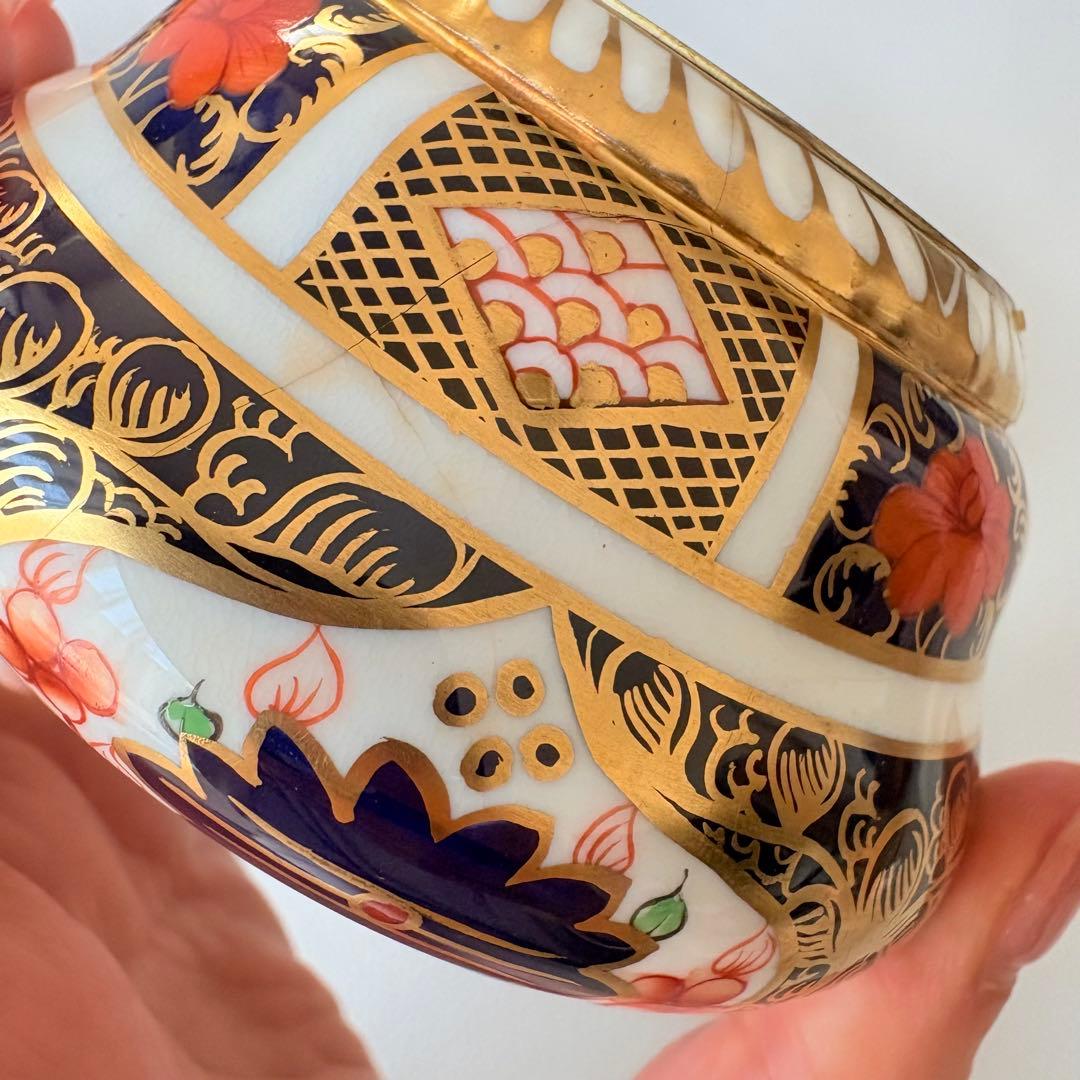 ロイヤルクラウンダービー　オールドイマリ 1128 キャンドルホルダー　3つ