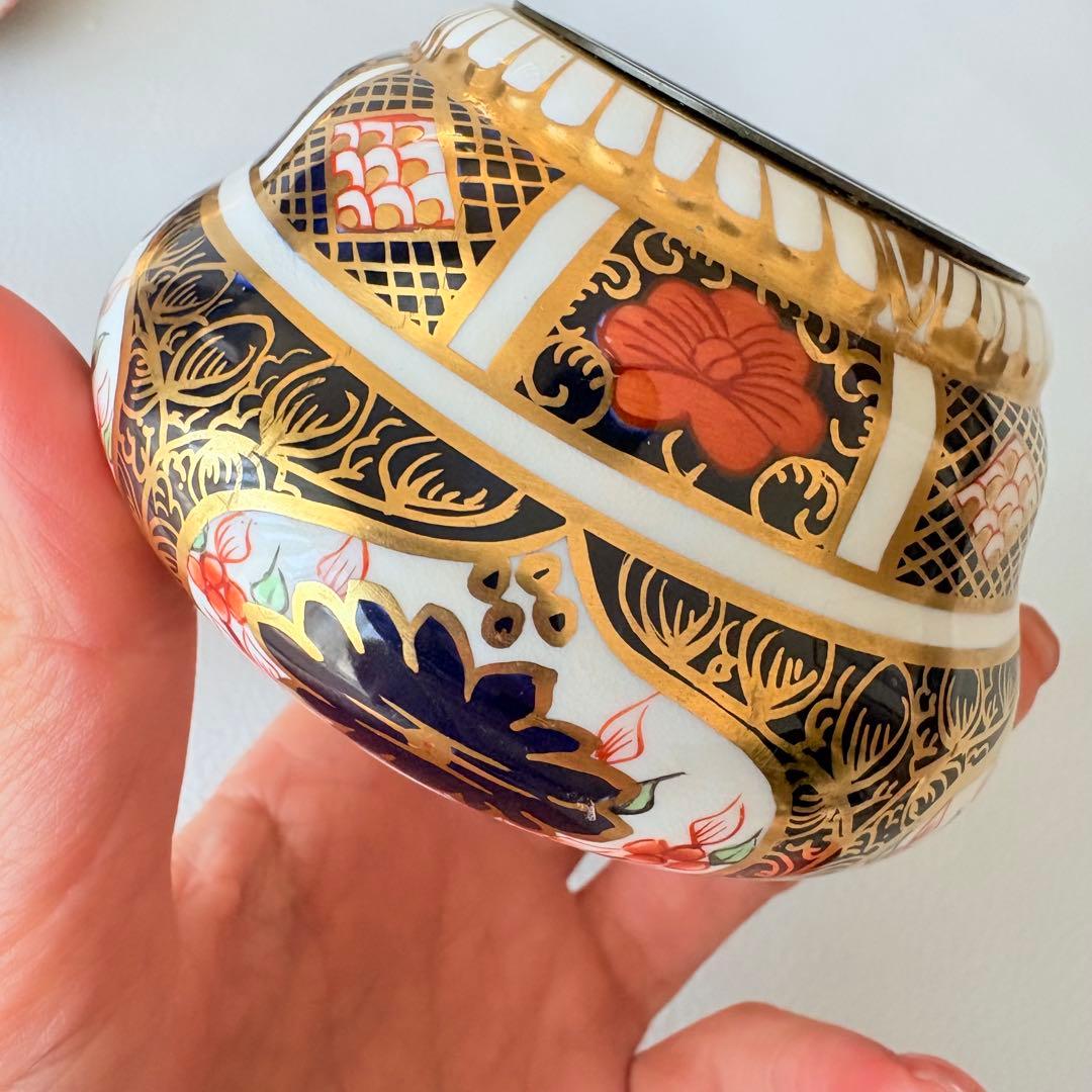 ロイヤルクラウンダービー　オールドイマリ 1128 キャンドルホルダー　3つ