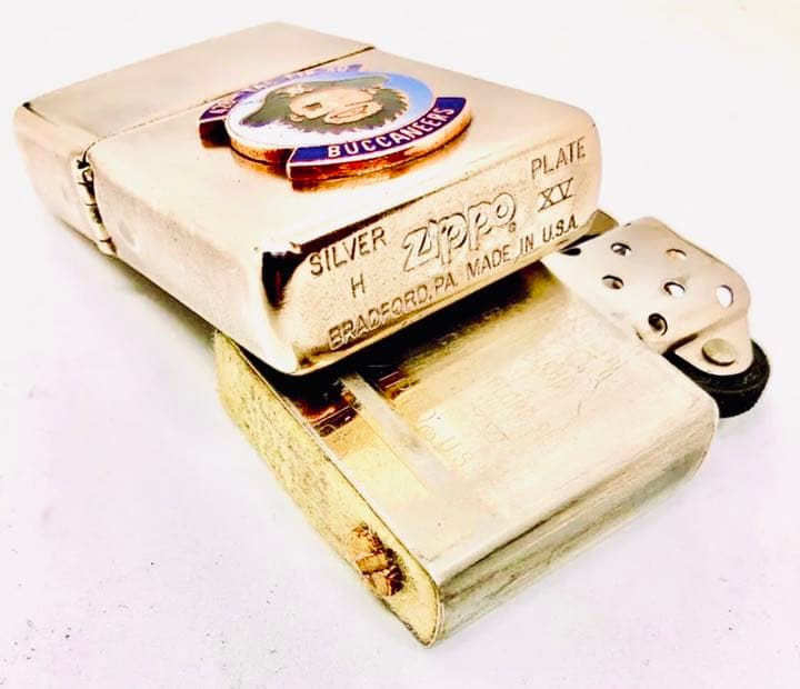 シルバー／銀張り☆USAF.米空軍第428戦闘飛行隊＊バッカニアズ＊スコードロン