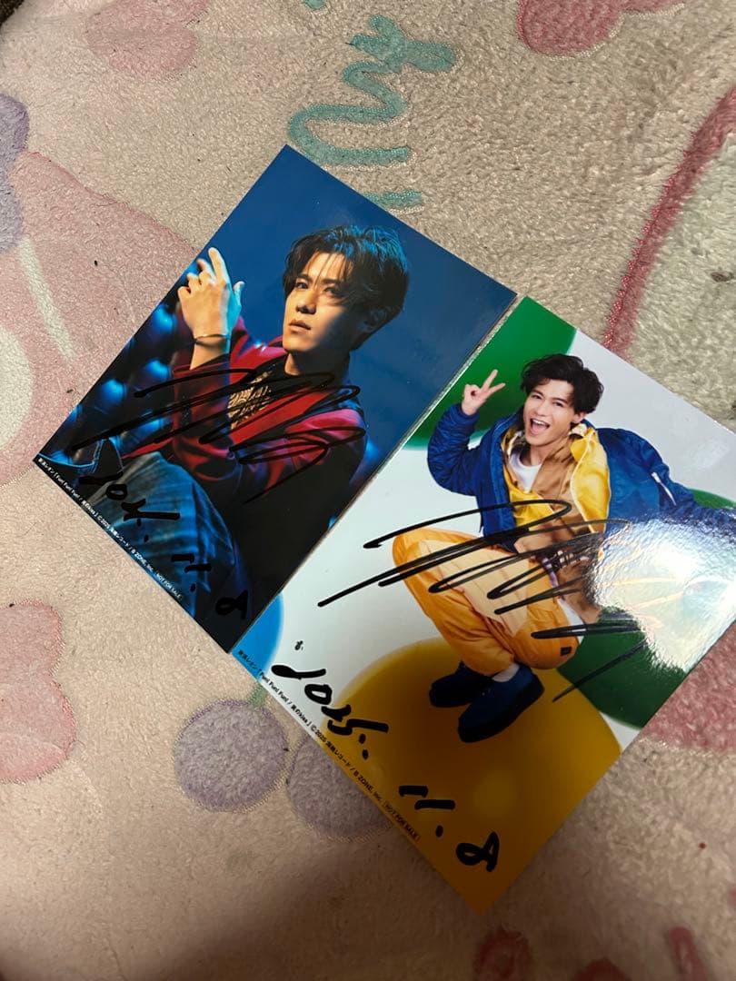 新浜レオン　直筆サイン2枚　CD まとめ売り