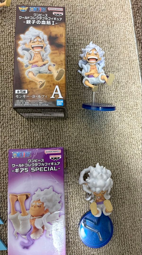 ワンピース フィギュア ワーコレ ルフィ ニカ ギア5 全7種セット