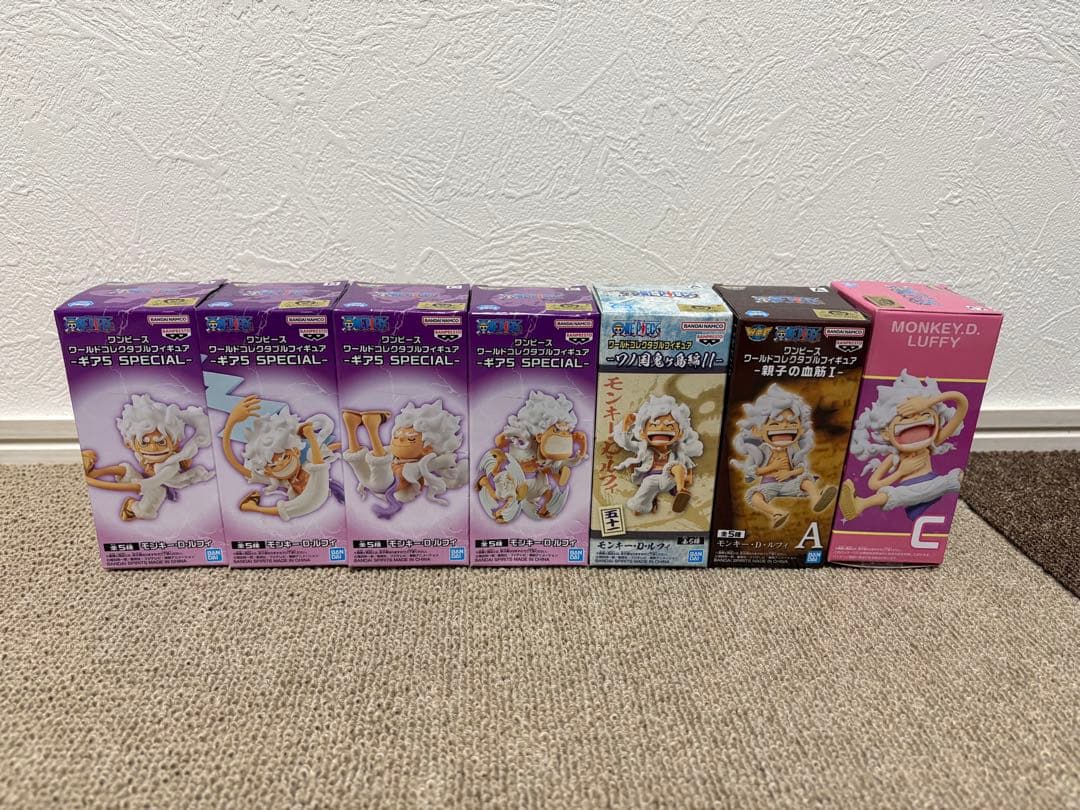 ワンピース フィギュア ワーコレ ルフィ ニカ ギア5 全7種セット