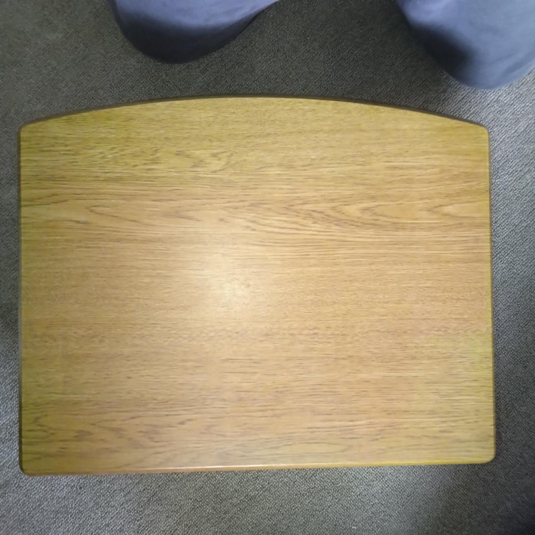 新春大セール！美品！木製デスクPC置き台付きワゴン引き出し2つ付き ブラウン