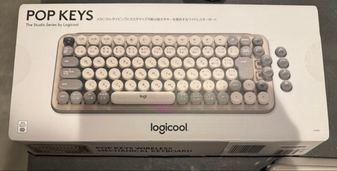 Logicool POP KEYS K730GY グレージュ 日本語配列