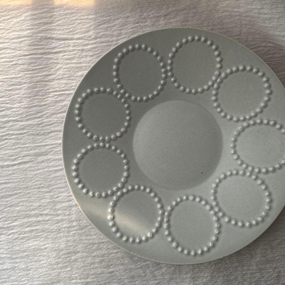 【ほぼ未使用】ミナペルホネン タンバリンSホワイト・ライトブラウン・ライトグレー