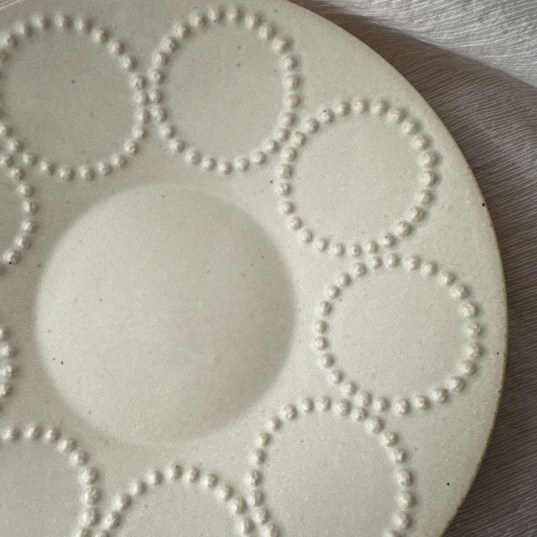 【ほぼ未使用】ミナペルホネン タンバリンSホワイト・ライトブラウン・ライトグレー