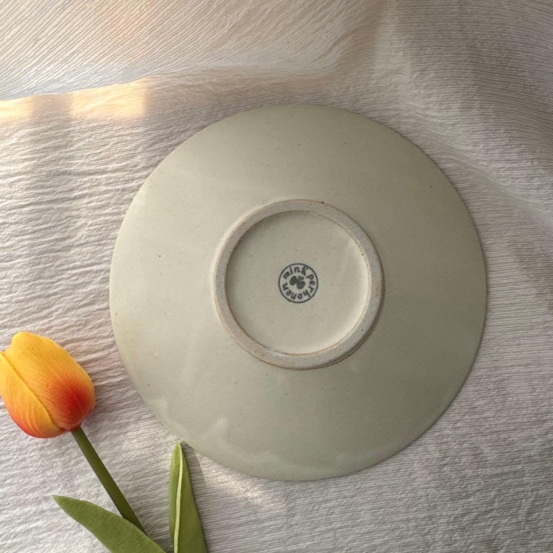 【ほぼ未使用】ミナペルホネン タンバリンSホワイト・ライトブラウン・ライトグレー