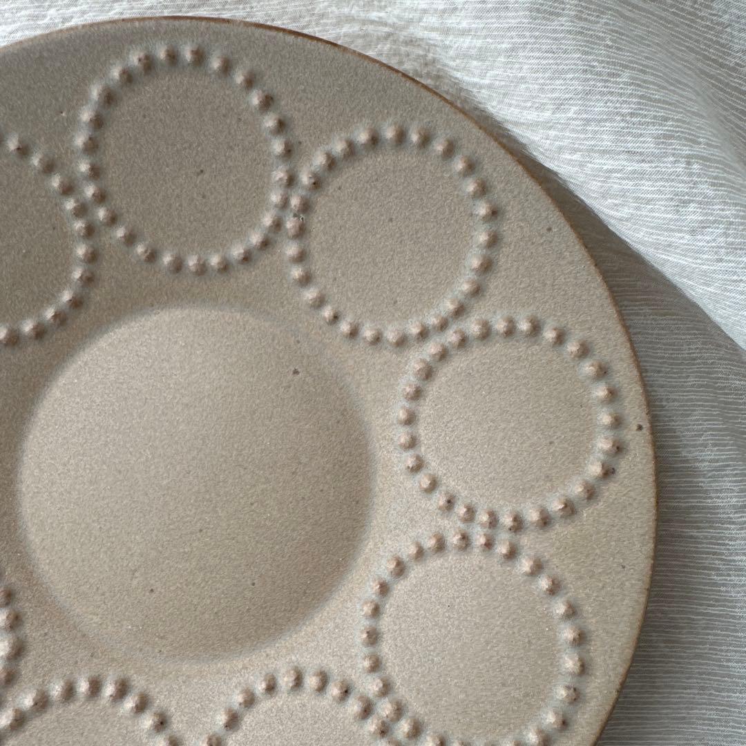 【ほぼ未使用】ミナペルホネン タンバリンSホワイト・ライトブラウン・ライトグレー