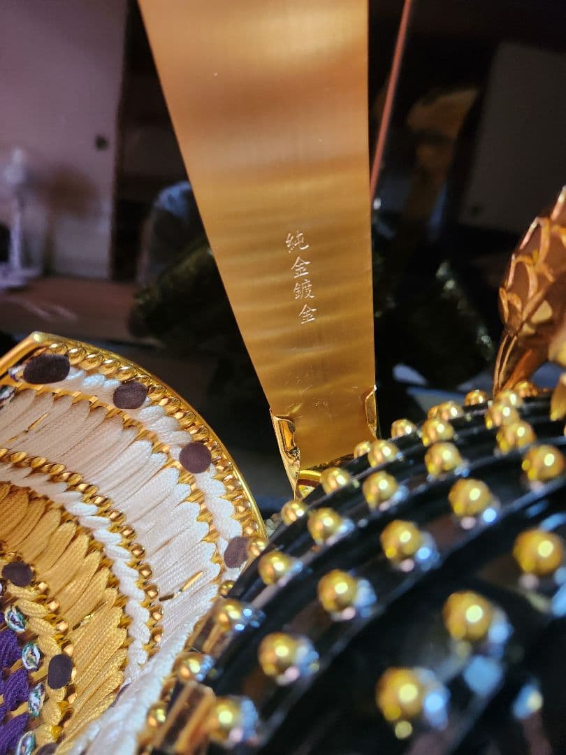 五月人形　兜　飾り台　弓矢刀　屏風　弓太刀飾り　こどもの日　武者　刀　日本