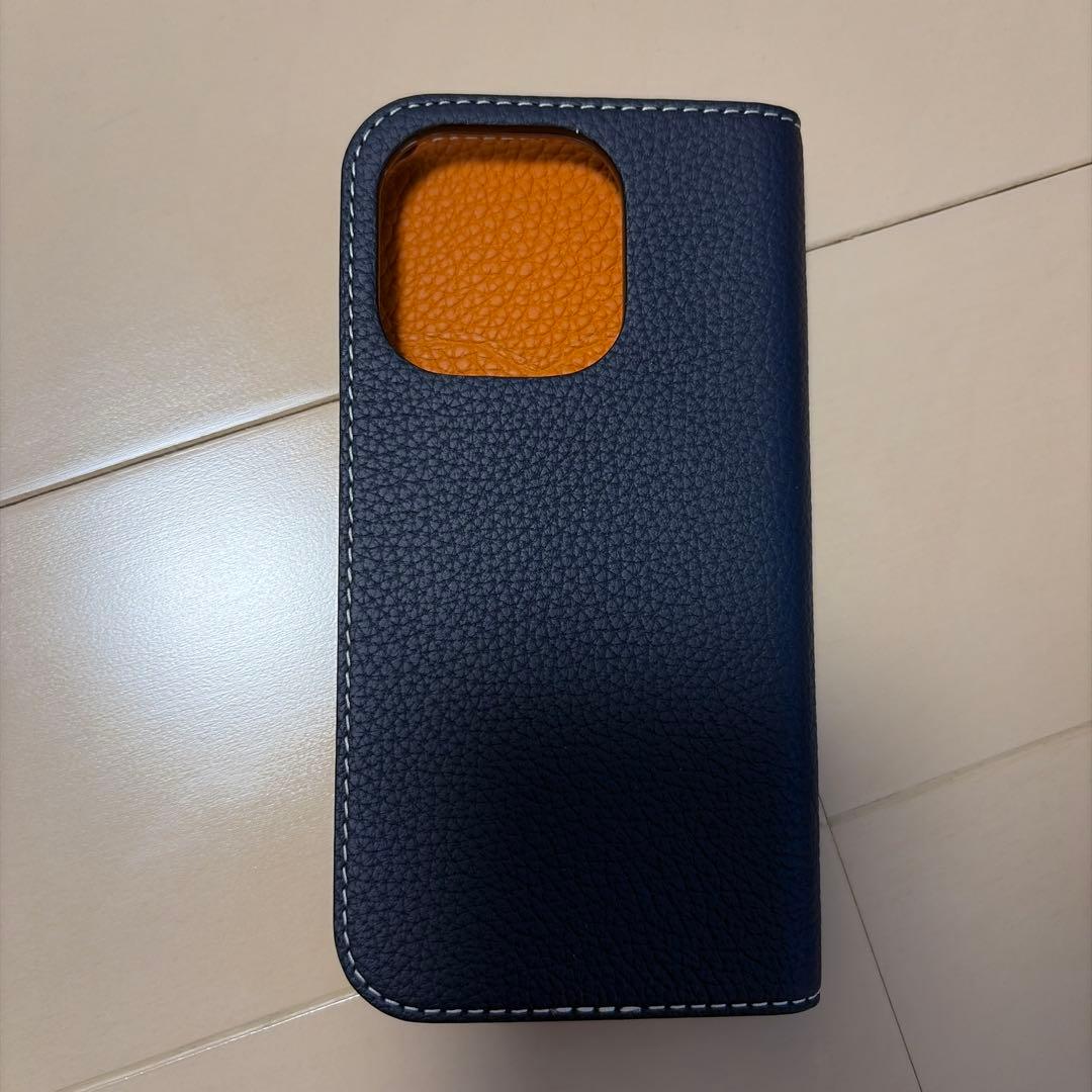 BONAVENTURA 手帳型ケース ネイビー　iPhone15pro用