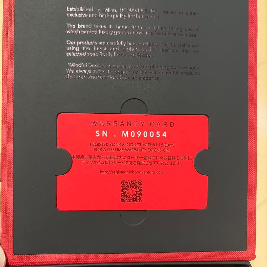 BONAVENTURA 手帳型ケース ネイビー　iPhone15pro用