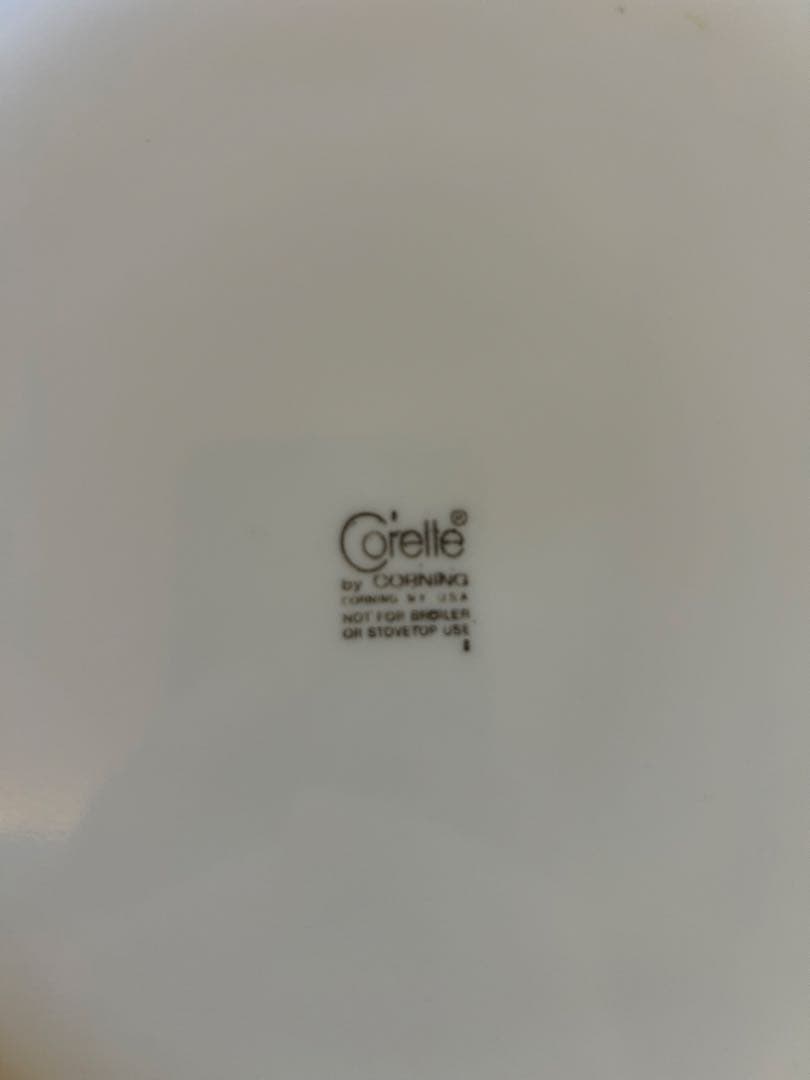 【中古】 Corelle 皿 9枚セット 直径25センチ