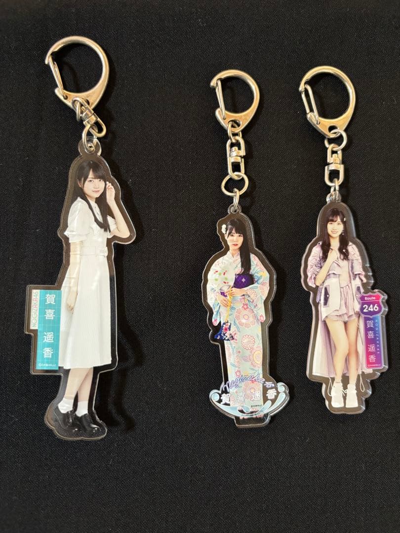 乃木坂46 賀喜遥香　アクリルキーホルダー