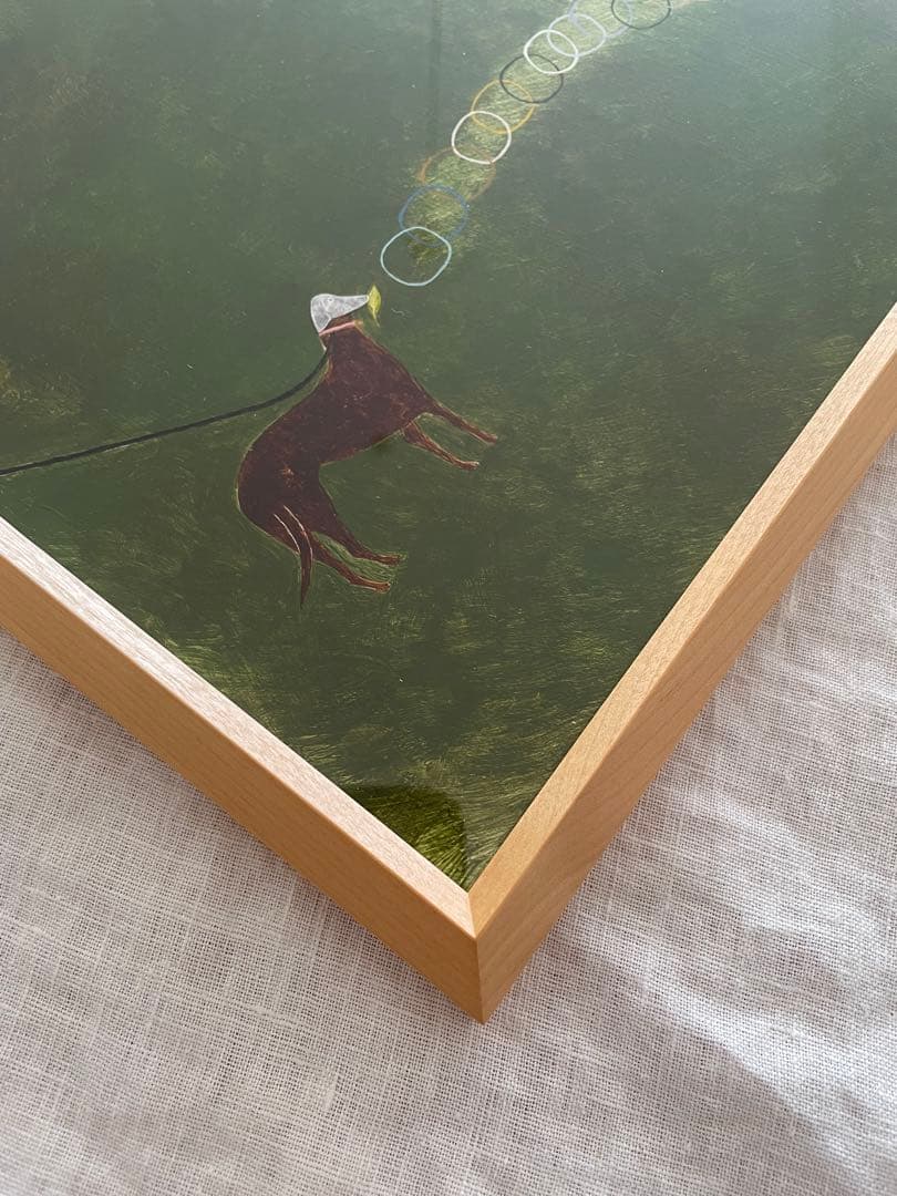 ◆アート 一点物 秋山花 Hana Akiyama イデー 直筆サイン入り