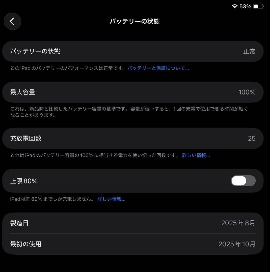 iPad Air（M3）13インチ 128GB Wi-Fi