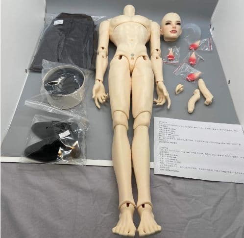 AX759 BJD 1/3 ドール本体 Lsaac 球体関節人形 ハンドメイド