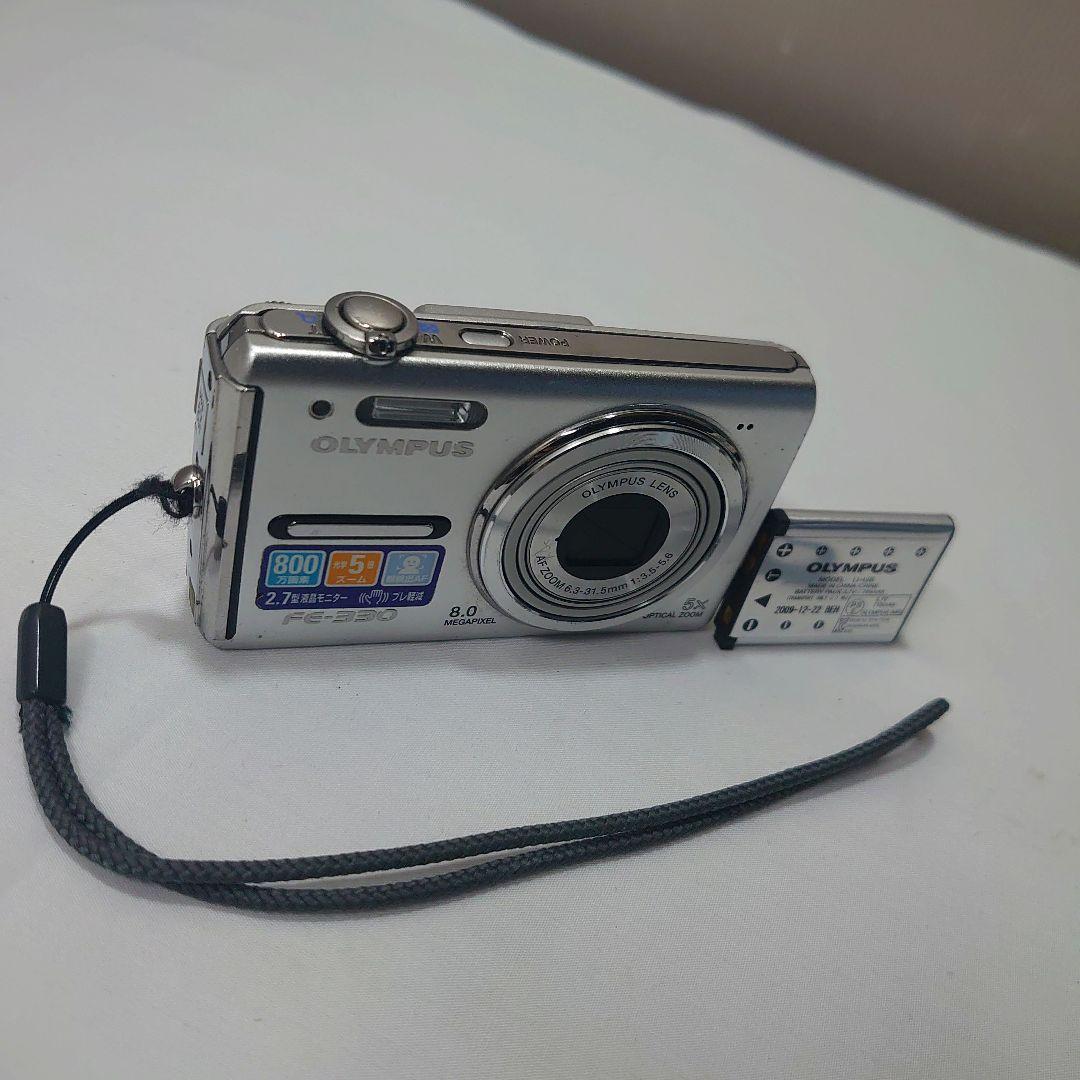 OLYMPUS CAMEDIA FE-330 シルバー デジカメ