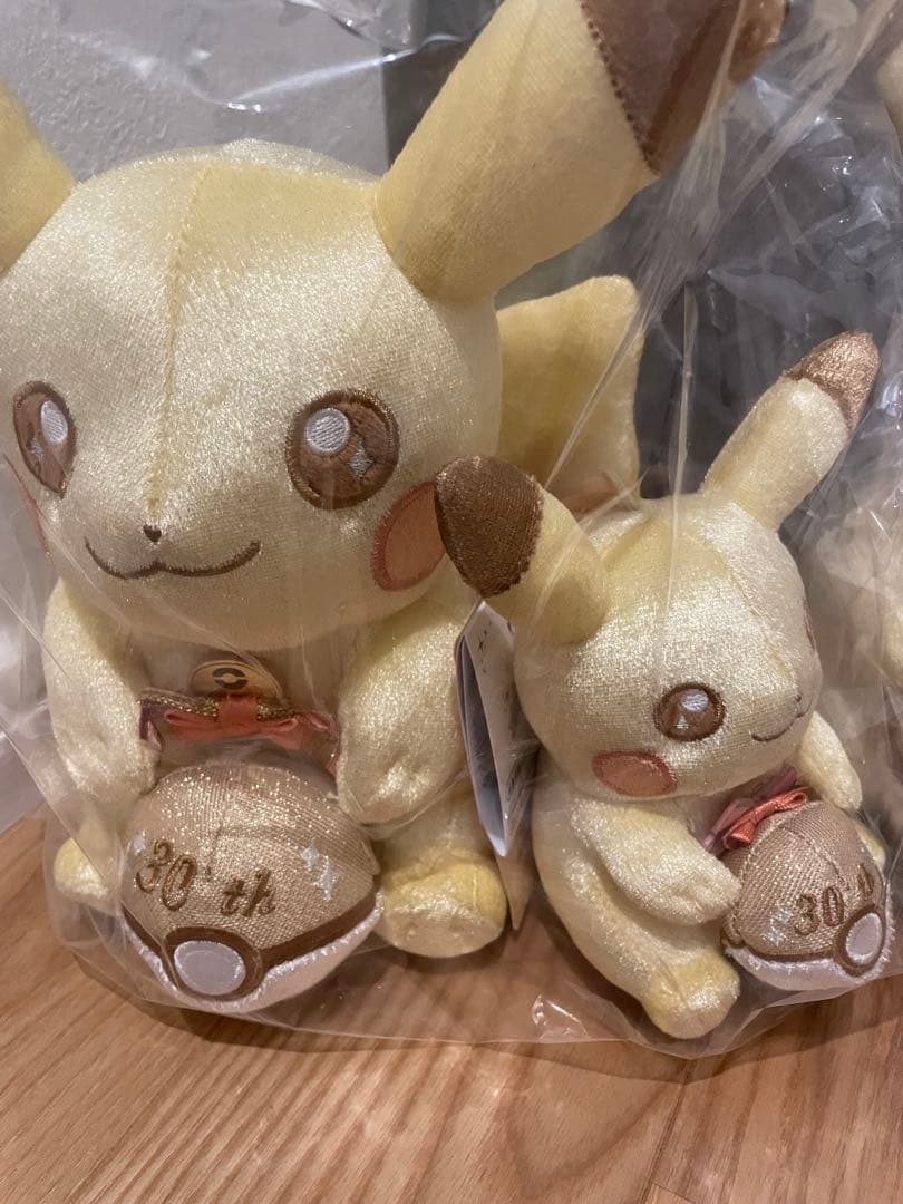 ポケモン 30周年 ぬいぐるみ マスコット ピカチュウ セット ピカピカ7セット